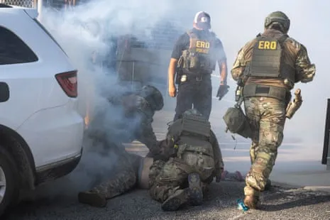 Federal Law Enforcement Use Teargas and Pepper Balls to Disperse Illinois ICE Demonstration