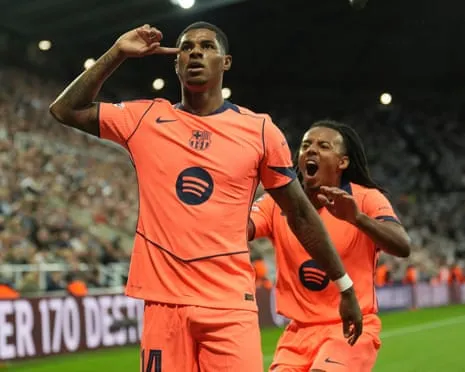 Striker disrupts the Magpies' big evening and declares: ‘I’m evolving at the Catalan club’